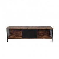 Simple Design Rustic Brown TV Stands TV Console Table with Storage