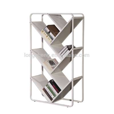 Modern Book Shelf with metal and MDF