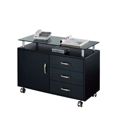 Luxury Office Filing Cabinet 4 Drawer Steel File Cabinet With Wheels