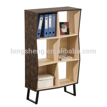 Wooden Storage Rack with Metal frame