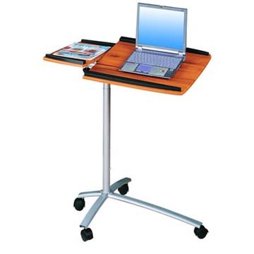 Stable Computer Stand Folding Portable Laptop Stand Table On Wheels