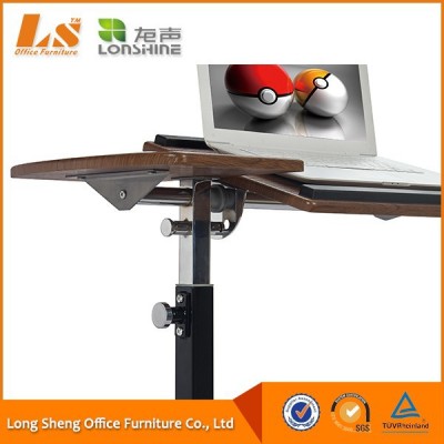 Durable Adjustable Folding cheap laptop stand On Wheels